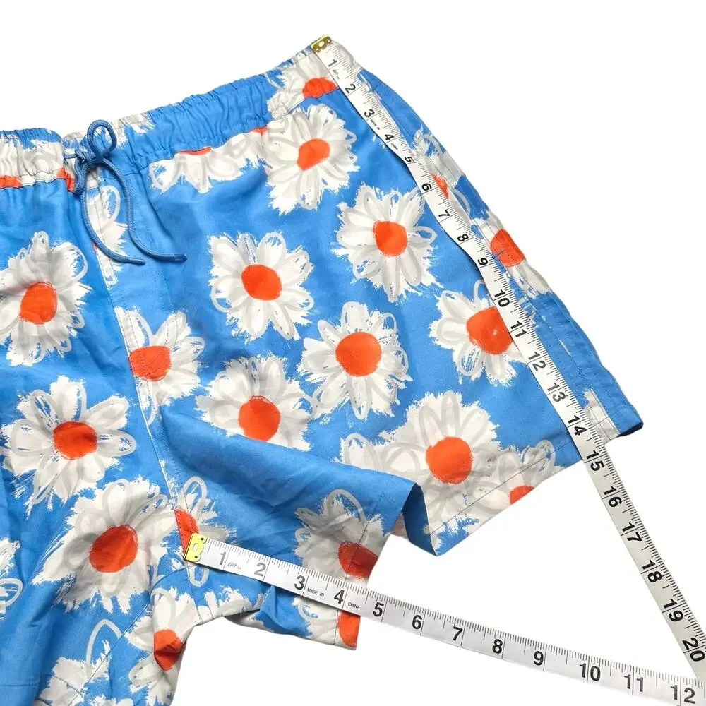 ASOS Design | Men | Floral Daisy Vacation Cruise Swimwear Top Short Set | L-XL